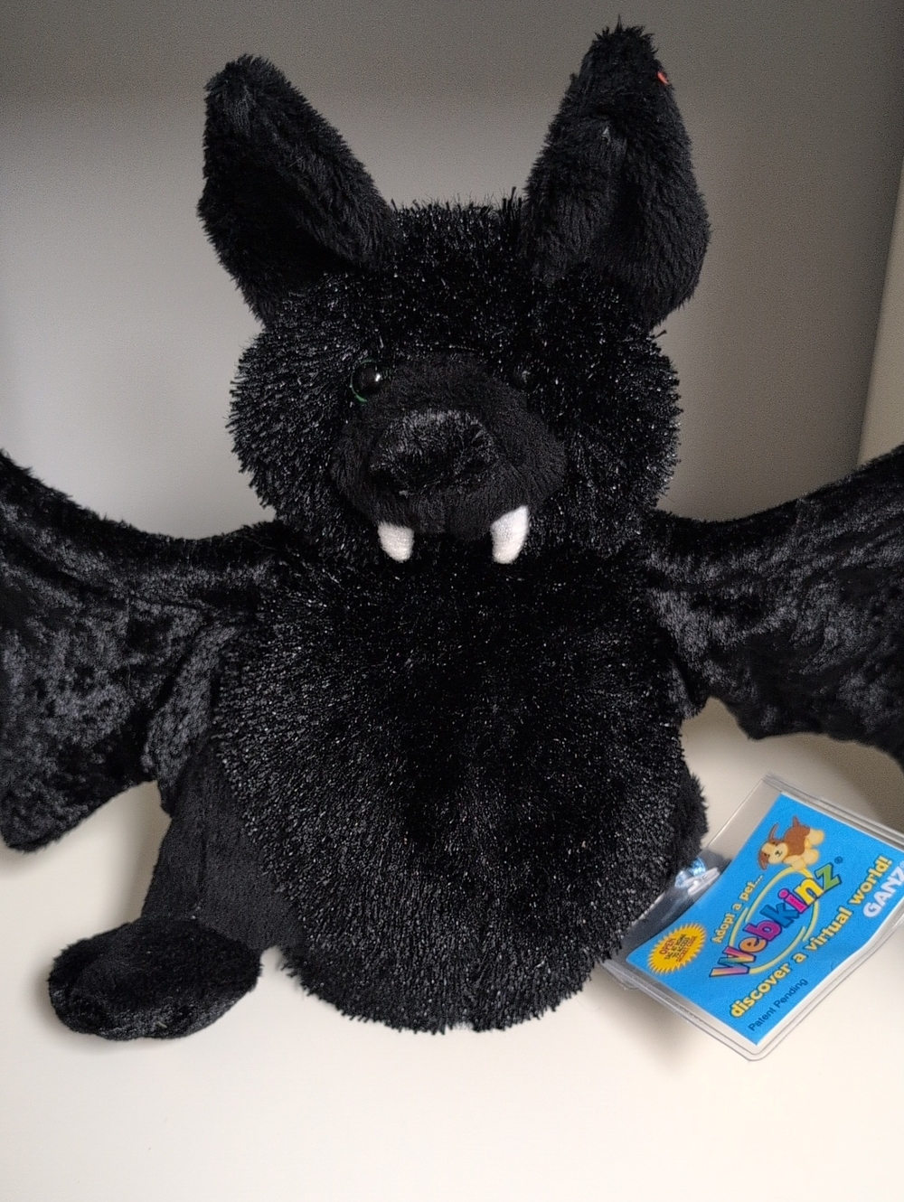 ♥️NWT♥️ Webkinz Bat Spooky Y2K GANZ Collectible Plush Halloween - Picture 2 of 5